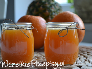 Świeżo wyciskany sok z pomarańczy ,grejfruta i cytryny
